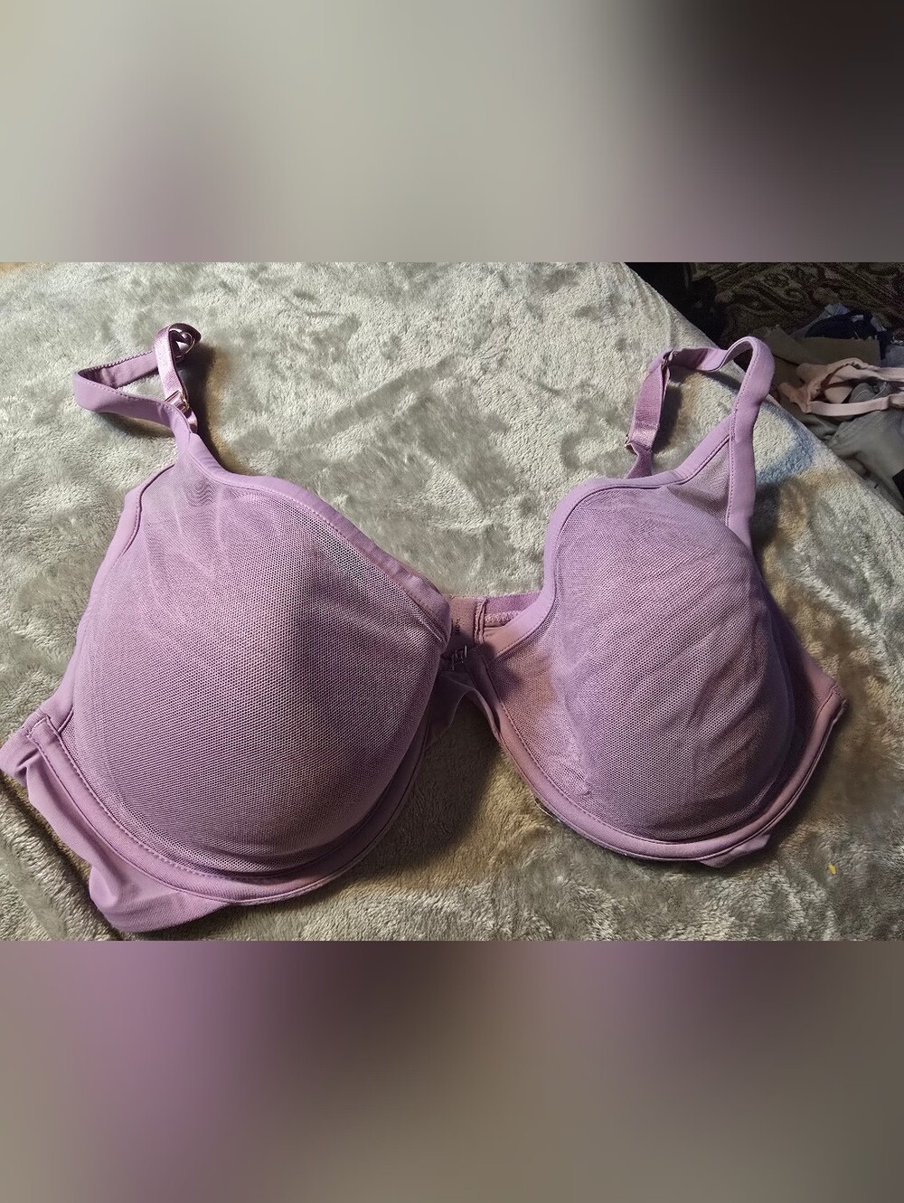 ThirdLove Women’s Size 34D 1/2 Lilac Classic 24/7 Contour Underwire Plunge Bra!